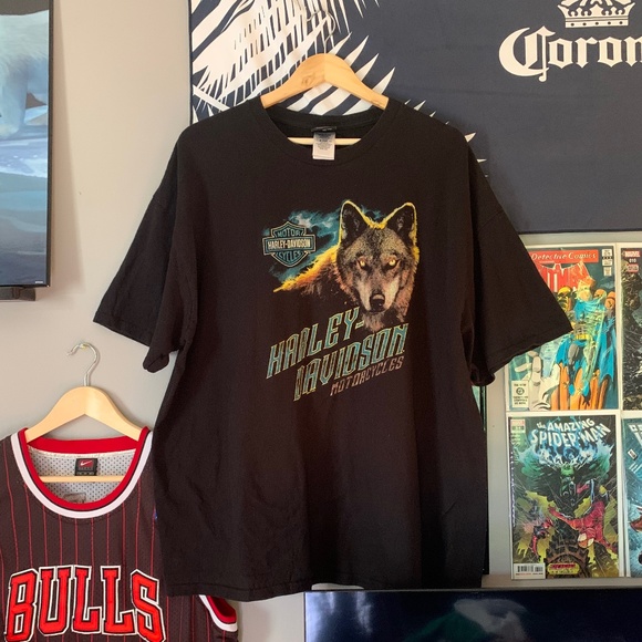 Harley-Davidson Wolf T-shirt - Picture 1 of 6